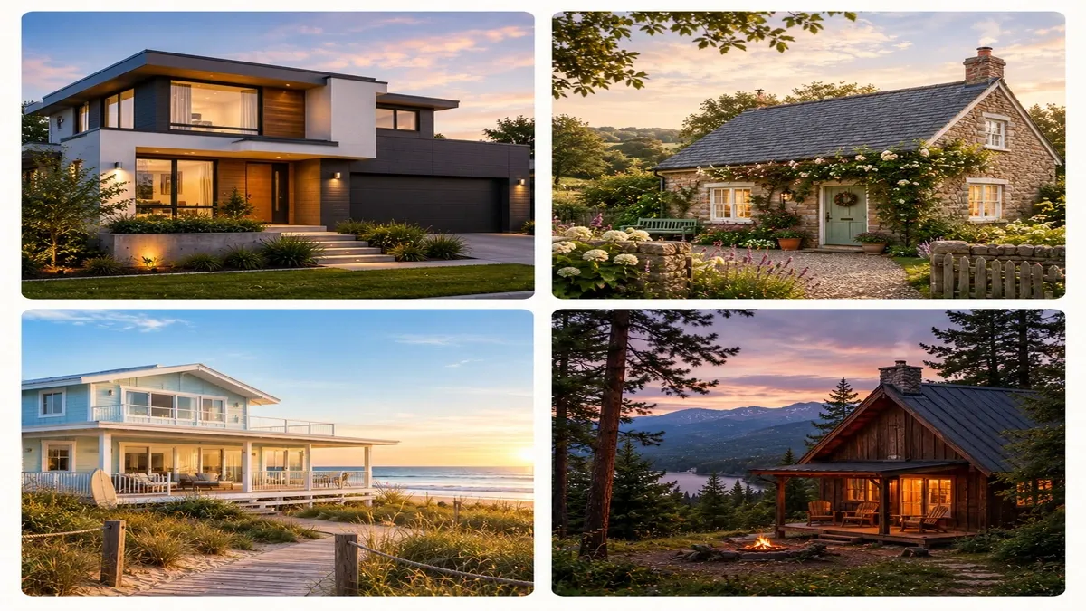 Which house would you come home to? 🏡